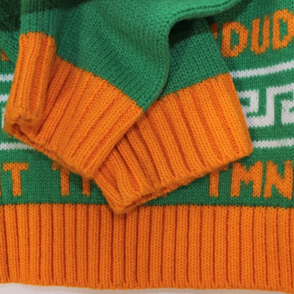 NICKELODEON Teenage Mutant Ninja Turtles TMNT Michelangelo Crewneck Sweater 6x - Picture 4 of 7